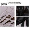 Bone Rattan Decoration Halloween Skeleton Hand Wreath for Front Door, Gothic Spooky Hanging Garland Scary Door Decor with Black Bow And Skulls