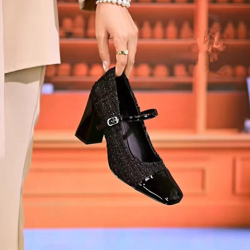 Fashion Women Loafers Spring New Fashion Designer Dress Shoes for Women Leather Buckle Strap Retro Casual Pumps Ladies Zapatos Mujer