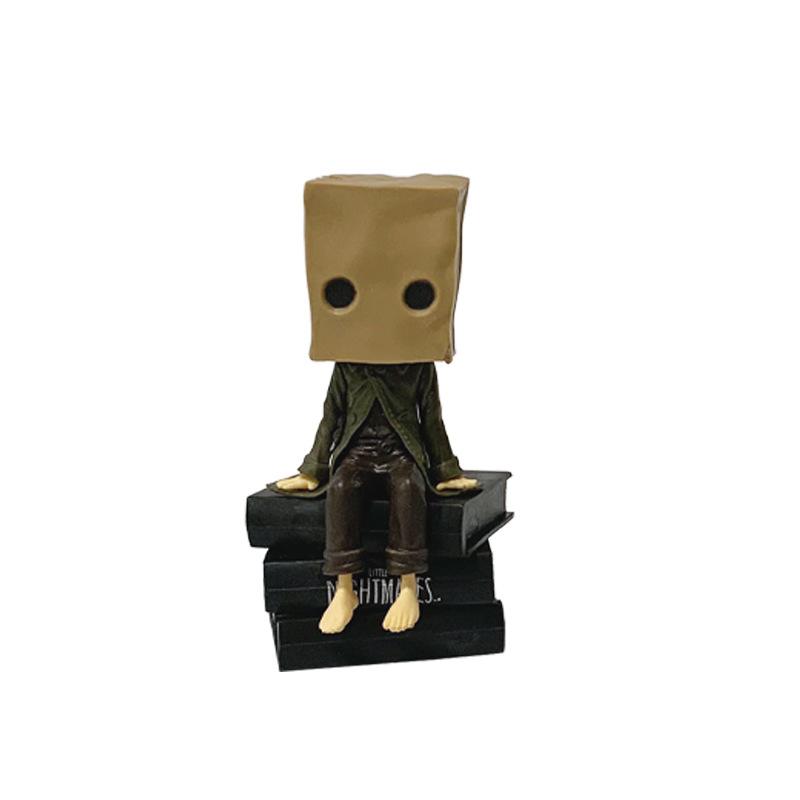 Hot Game Gk Little Nightmares Anime Figurine Six Figure Mono Action Figure Anime Game Pvc Action Figure Collectible Model Doll