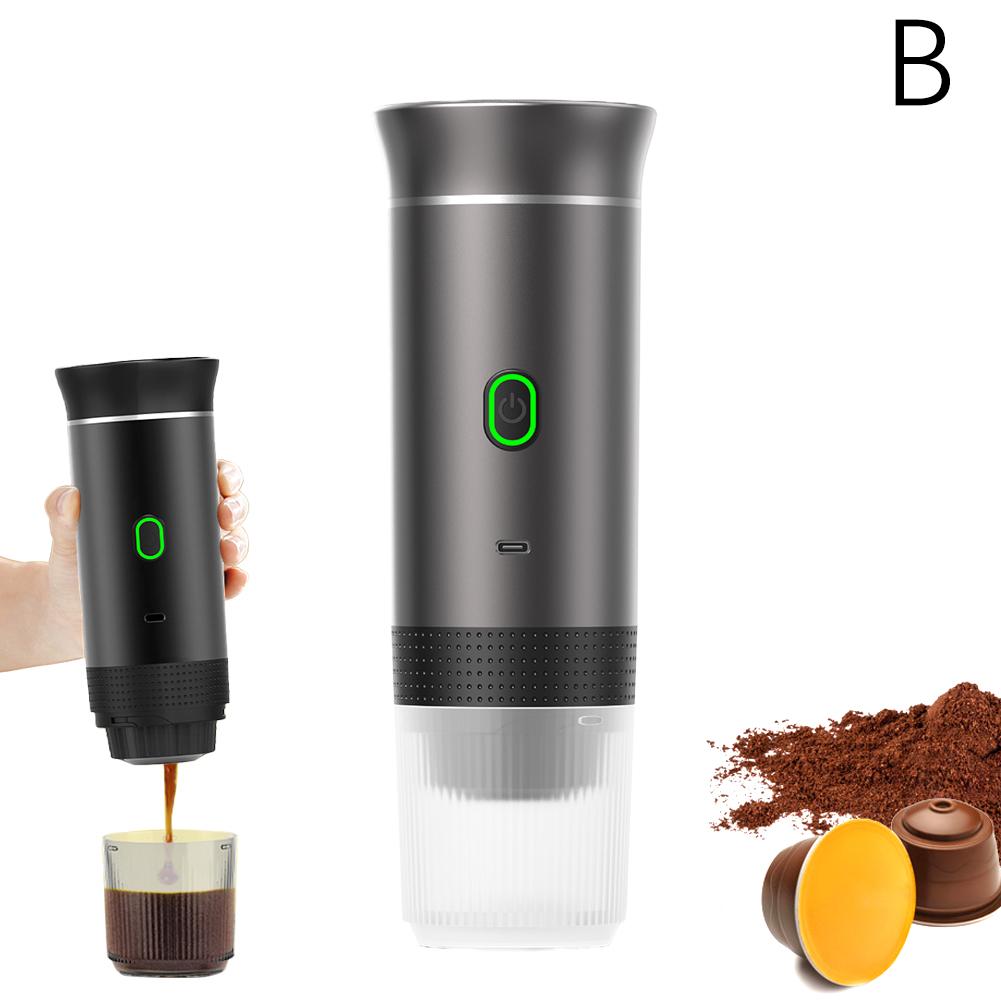NewPortable Electric Capsule Coffee Machine American Italian Pump-pressure Compact and Concentrated Car Travel Home New Model