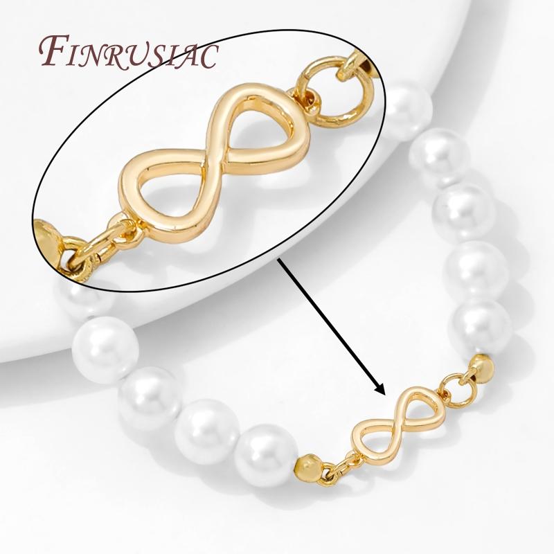 18K Gold Plated Connectors For Jewelry,Brass 8 Shape Connectors For Bracelets Making Accessories,DIY Necklaces Findings