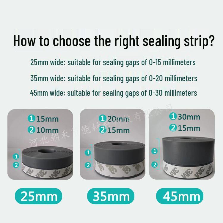 Samolepicí zvukotěsná a větruodolná těsnicí páska na dveře a okna