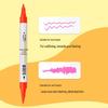 Tingyuxuan 207 Double-Ended Acrylic Marker: Water-Based, Waterproof, DIY Graffiti Pen for Kids and Students