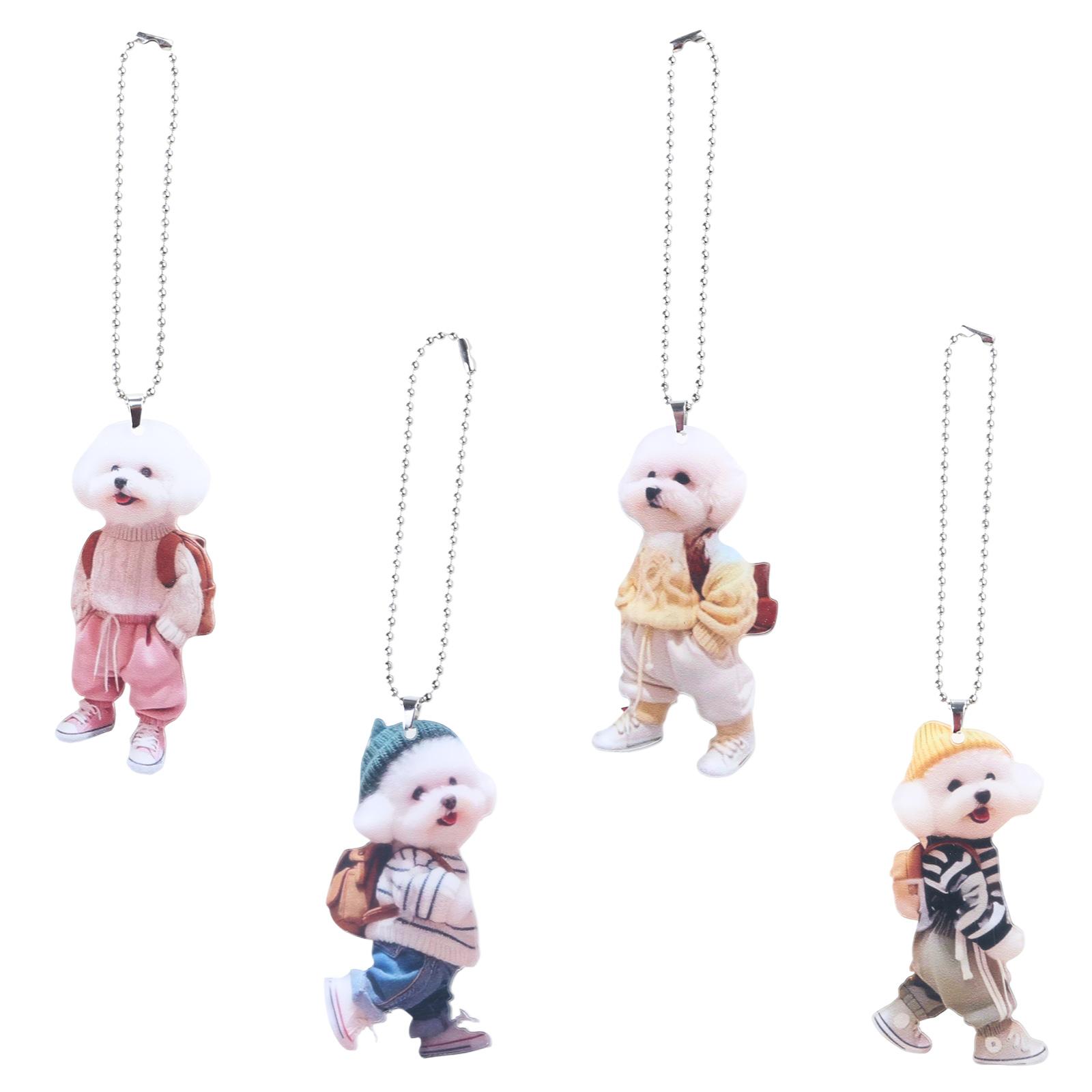 

Модный Милый Щенок Акриловый Шарм-Подвеска для Рюкзака Модные Аксессуары для Сумки для Модных Женщин, Леди и Студенток