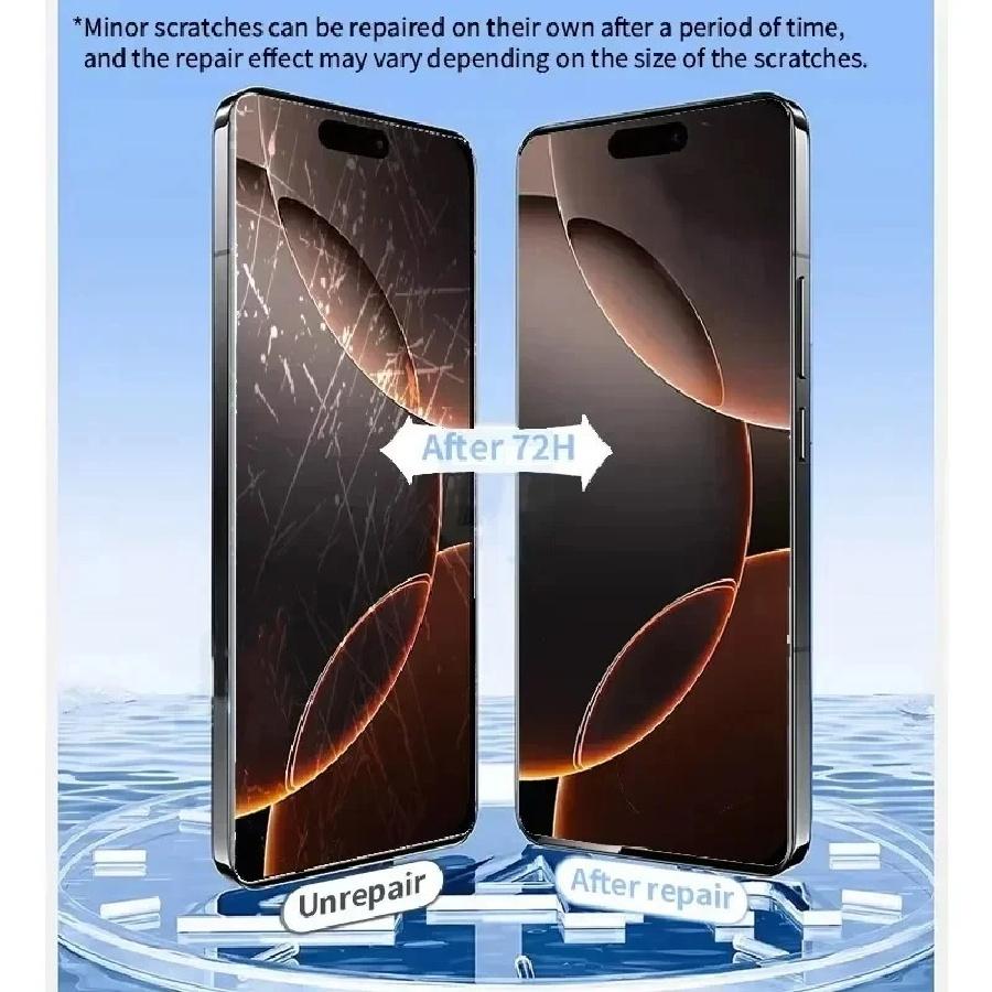 IPhone Air 17 16 15 14 13 12 mini 11 Pro Max X XS Max XR 8 7 6 6s Plus SE 2020 jaoks Pehme Hüdrogeelkile Ekraanikaitse