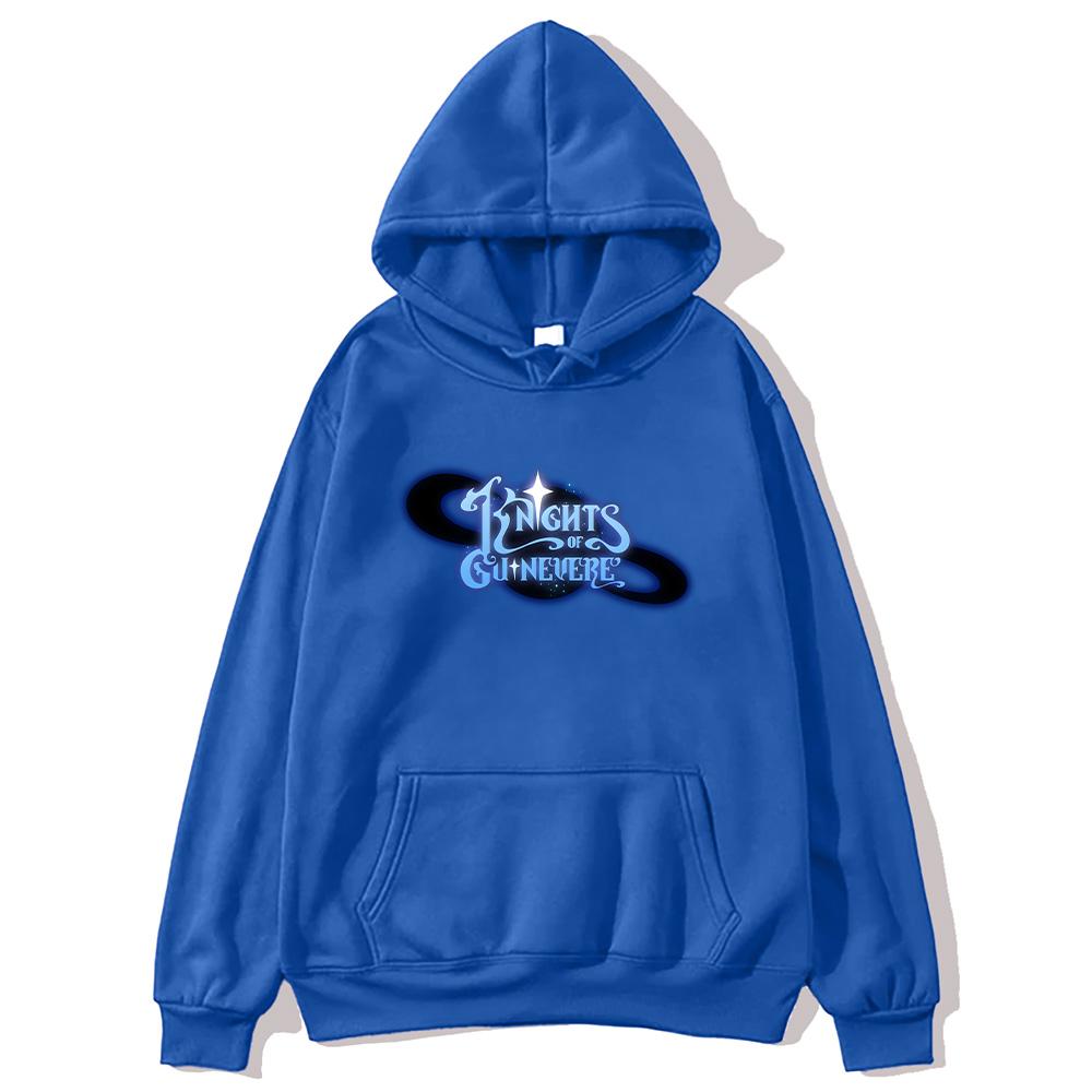 

Casual Hoodies Knights of Guinevere Thriller Cartoon Print Clothes Long Sleeve Loose Women Men Outerwear Coat Top Streetwear Y2K 3XL