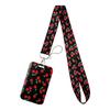 Credential Holder Pink Ribbon Lanyards for Keys Neck Strap For Card Badge Gym Keyring Nurse Accessories