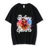 90s Singer Britney Spears Beautiful Photo Graphic Print Tshirt Fashion Hip Hop Oversized T Shirt Harajuku Short Sleeve T Shirts