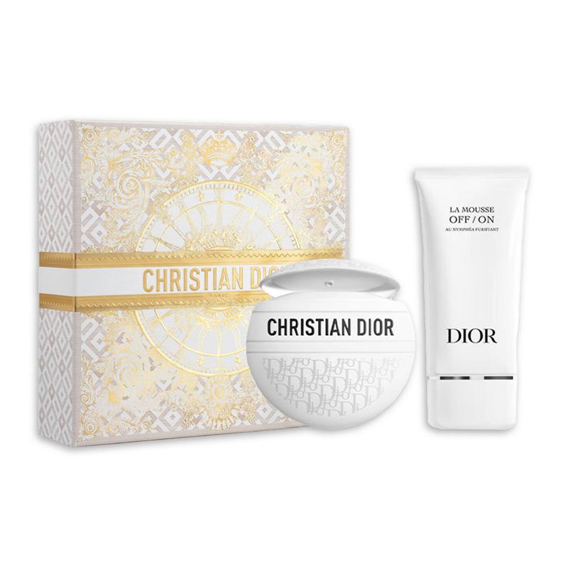 

DIOR Limited Edition Golden Compass Skin Care Gift Box Gentle, Purifying and Moisturizing Presbyopia Cream 50ml + Water Lily Cleansing 150ml золотой