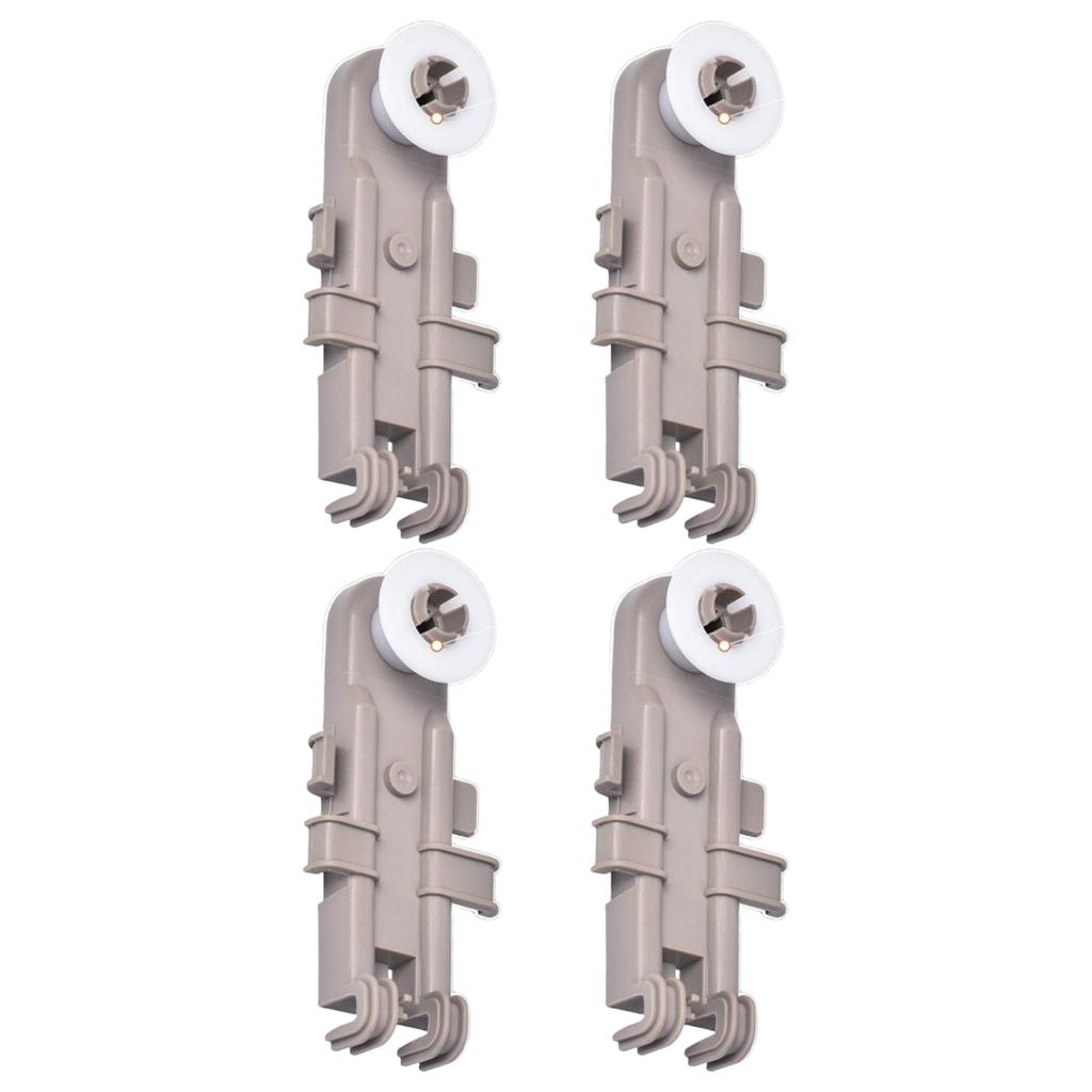 Pack of 4 Dishwasher Upper Rack Wheel Dishwasher Spare Part Dishwasher Wheel Replacement Plastic Texture for Dishwashers