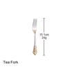 1 Pieces Luxury Gold Plated Cutlery Set Vintage Western Stainless Steel Tableware Wedding Engraving Dinnerware Knife Fork Spoon