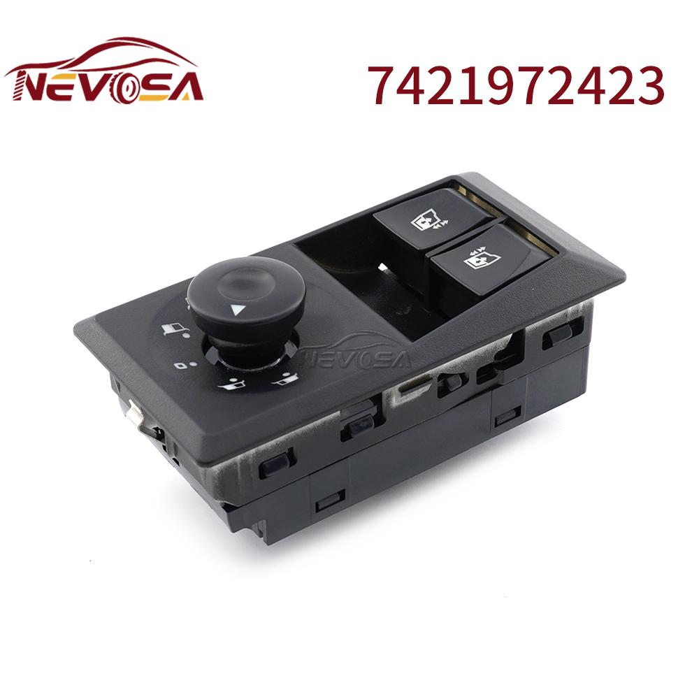 NEVOSA 24V For Renault Truck Door Panel Replacement Switch OEM 7421972423 7423391509 44T404901 7421972423