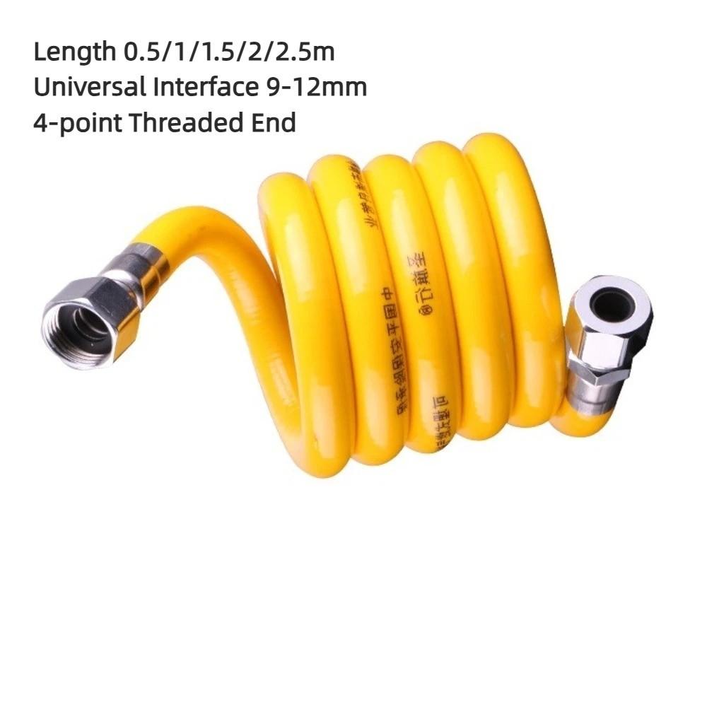 Rura gazowa do gazu ziemnego przeciwwybuchowa 0,5/1/1,5/2/2,5m Elastyczny stalowy przewód gazowy do kuchenki Zdejmowany opancerzony zestaw węży gazowych do suszarki Komercyjny
