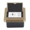 Table Connection Box Conference Room Countertop Desktop Socket Outlet Strip EU Standard 2 Hole with 