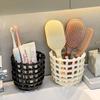 Storage Bucket for Bathroom Sink - Comb and Toothbrush Storage Basket - Bathroom Toiletries Storage Organizer Basket