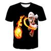 2025 MINISO Summer T-shirt  Super Mario Bros T-shirt Kids Harajuku Fashion Casual T-Shirt Boy Girls Polyester Boys Girls Short Sleeve