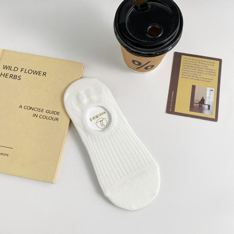 Women's Breathable Mesh Ankle Socks, Non-Slip, Cotton, Invisible, Low-Cut for Summer
