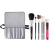 Takumi No Makeup Brush Kumano Brush Makeup Brush Starter Set Special Makeup Brushes with Brush Cosme-do Set, (6 Case), Silver, S606-S