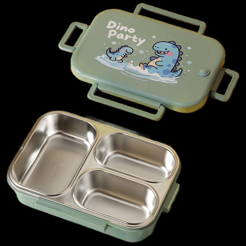 Abay Insulated Stainless Steel Divided Lunch Box