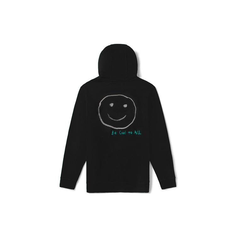 Vans Sweatshirts Unisex Black Hooded Moderate Regular VN0A5EBK0VB