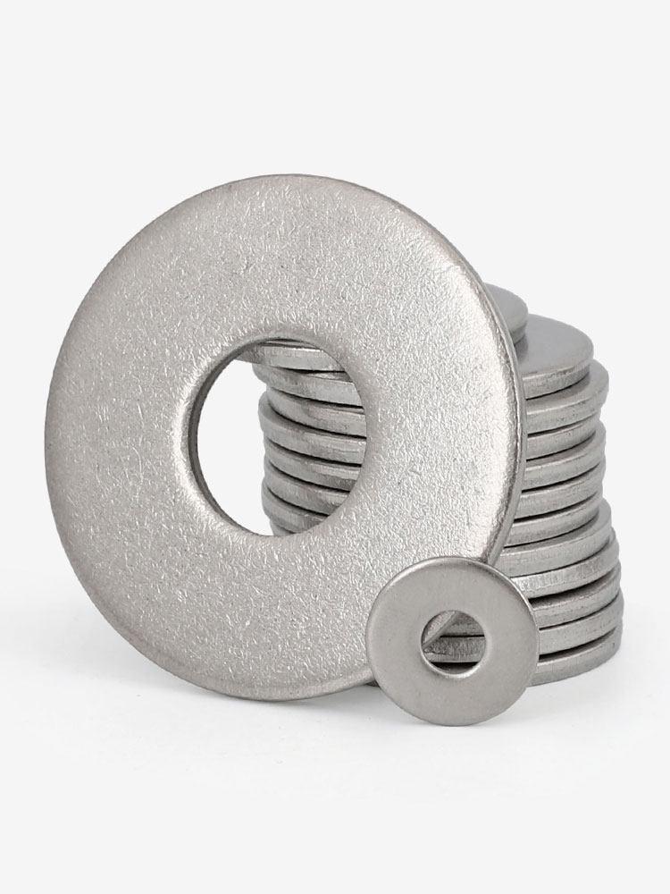 304 Stainless Steel Oversized Flat Washer M10-M27 M5*25*1.5(10 pcs)