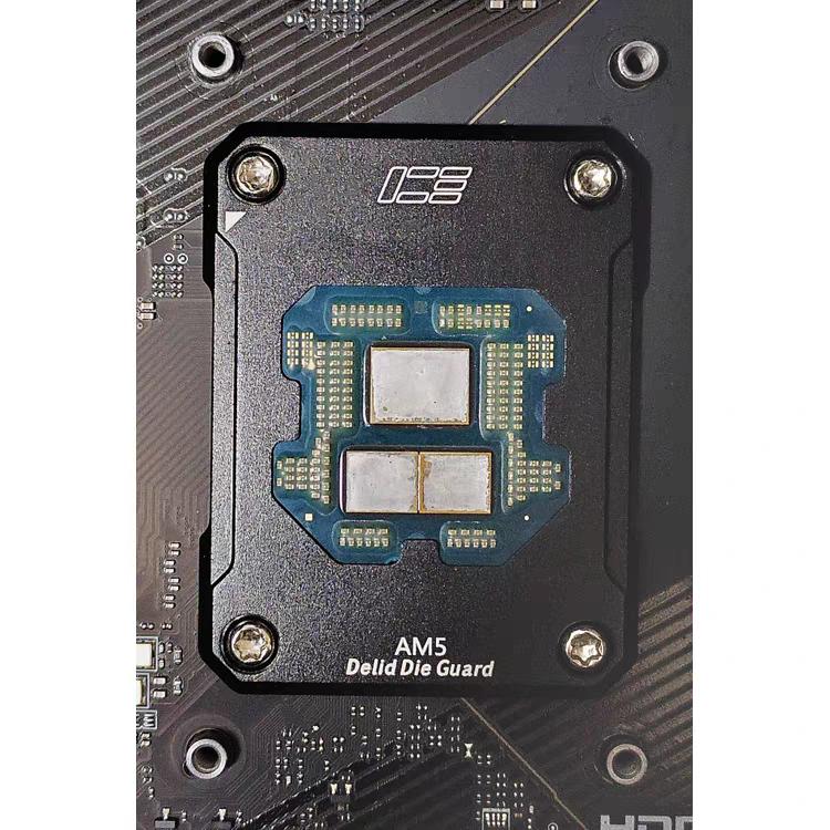 IceManCooler Frame For AMD AM5 9800X3D 9950X 9700X 7950X CPU Processor Direct Delid Die Guard CPU Opener Open Cover Protector Only Use For AM5