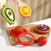 Kreative Aufbewahrungsbox für die Küche, Obst- und Gemüsebehälter, Frischhaltebox für Avocado, Tomaten, Zitrone, Zwiebeln, Frischhaltebox, Gemüsefach, Küchenhelfer