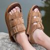 Sports summer sandals Quality genuine leather casual style Versatile beach walking Hot selling youth Plus Size -46 Shoes