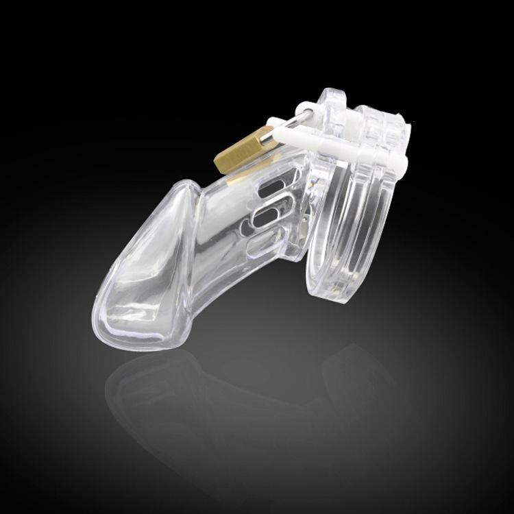 New Male Chastity Cage Set Anti Off Lock Penis Ring Cock Cage Kit Trainer Sex Toys Sexy Adult Goods for Men