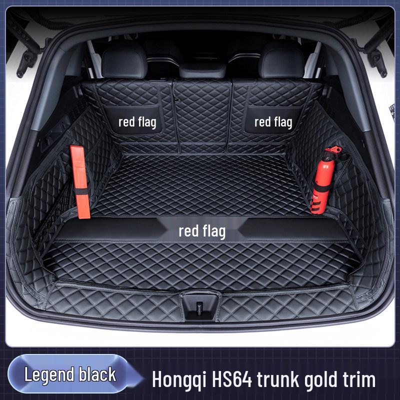 Compatible Trunk and Tailgate Mat for 26 Hongqi HS6 Models, Waterproof and Fully Enclosed HS6 PHEV Mat