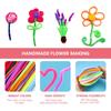 LALAFINA 500 Pieces Chenille Stem Craft Pipe Cleaners for Kids, DIY Arts Supplies, Colorful Wire, 30cm Long, Assorted Colors