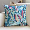LLilly Decor PulitzerS Cushion Cover Breathable and Skinfriendly Linen Pillowcase Square Removable and Washable Cushion