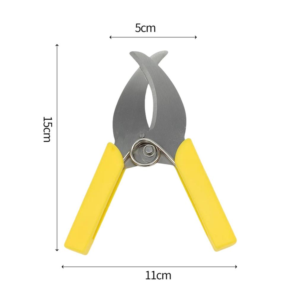 Garden Tree Branches Ring Barking Cutter Scissor Garden Tree Pruning Scissor Hand Grafting Tool for Fruit Tree Potted Plant