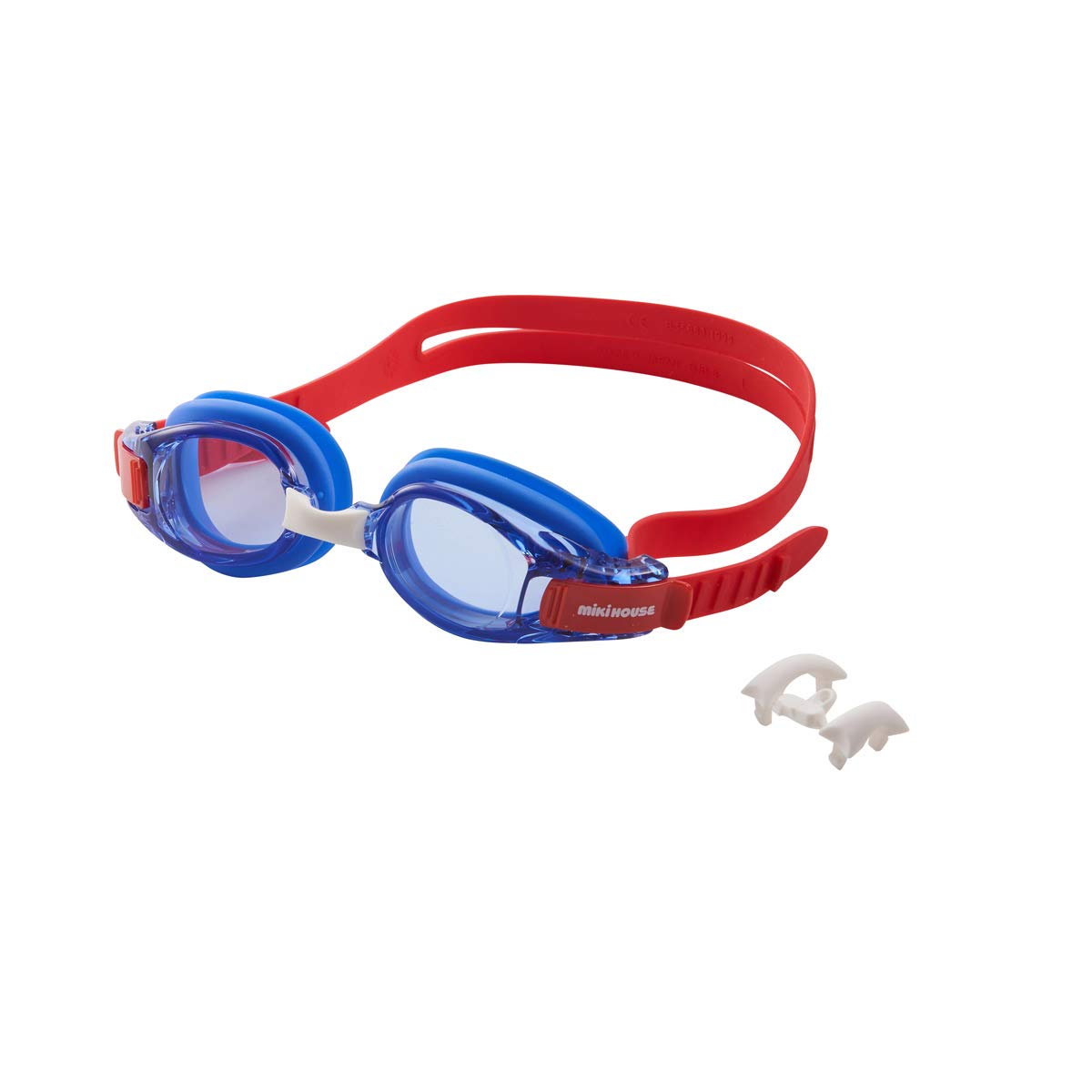 

MIKI HOUSE Swimming Underwater Goggles for Pool and UV Made in for Boys and Kids and Navy Goggles, Anti-Fog Swimming, Protection, Japan, Girls,