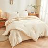 Brangdy All-Season Zippered Soy Fiber Duvet Insert Set