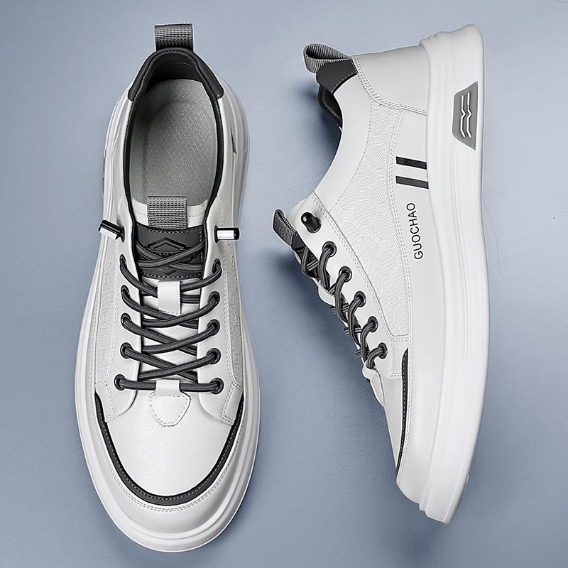 Men's Shoes Non-slip and Wear-resistant Running Shoes Low-top Thick Baseplate Shoes Single Shoes Casual Shoes Summer Sports Shoes 2025 Direct Sales