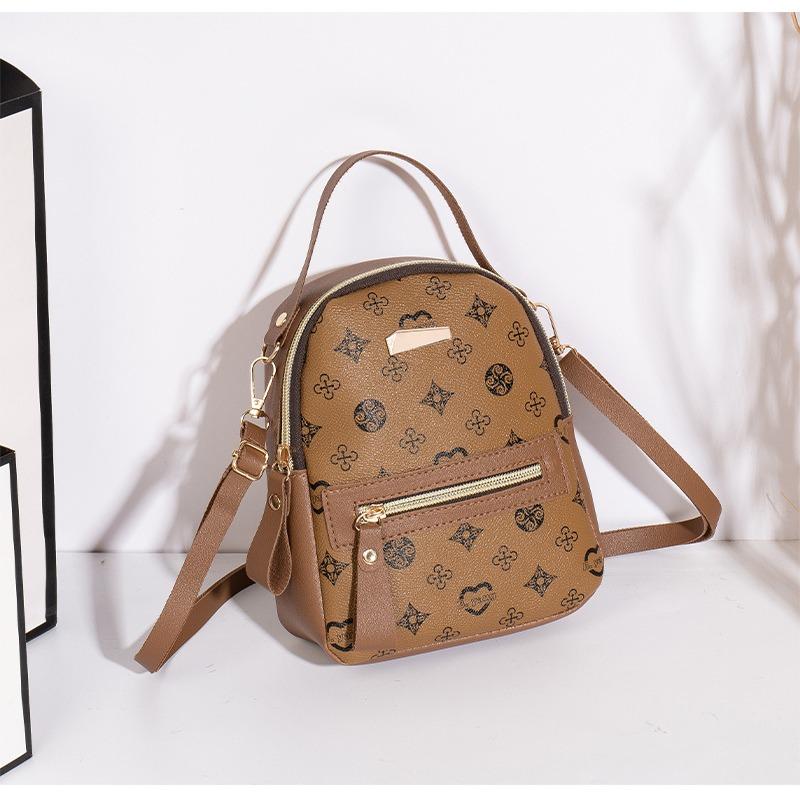 Women's bag women's backpack autumn new products women's printed shoulder bag daily leisure small backpack