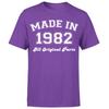 Made in 1982 All Original Parts TShirt 43rd Birthday Unisexs Gift Ideas