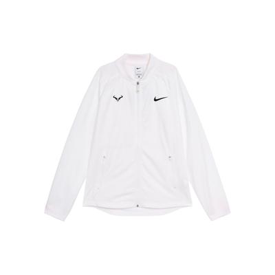 Dri-FIT Rafa Schnelltrocknende Jacke mit Reißverschluss Atmungsaktiv Langärmlig Herrenjacken Weiß DV2886-100