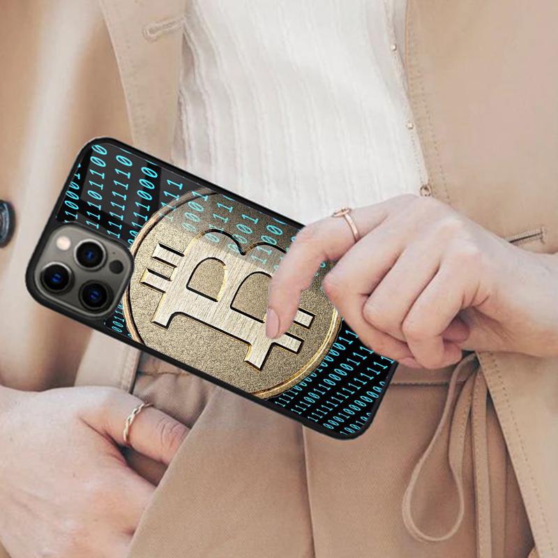 Bitcoin BTC Crypto Magnetic Phone Case For APPLE iPhone 17 Air 16 14 13 12 Pro Max 15 Plus Wireless Charge With MagSafe Cover