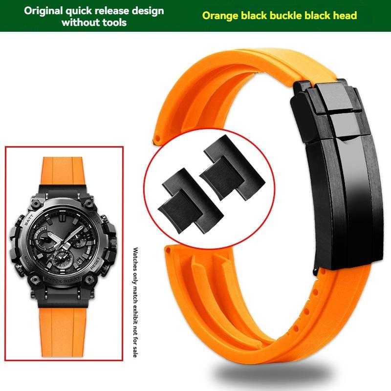 

для Високоякісного годинника G-SHOCK Casio серії MTG-B3000 спортивний водонепроникний силіконовий годинник з металевим виступом на голівці складана застібка MTG-B3000mm