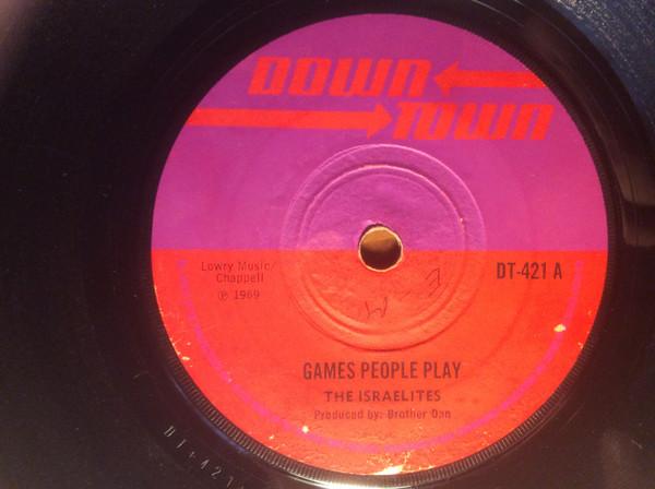 

7inch Record ISRAELITES AUDREY Games People Play One Fine Day DT421 DOWNTOWN 1969 UK Reggae Ska Dub Used