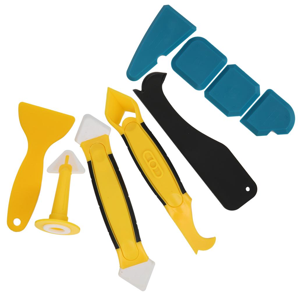 9Pcs Sealant Tool Finishing Set Remover Caulking Grout Scraper for Bathroom Window Kitchen
