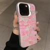Phone Case for iPhone 15 13 14 Pro Max 11 12 Pro Mini X XR XS 7 8 Plus SE2 Fashion Pink Leopard Electroplate Hard Matte Cover