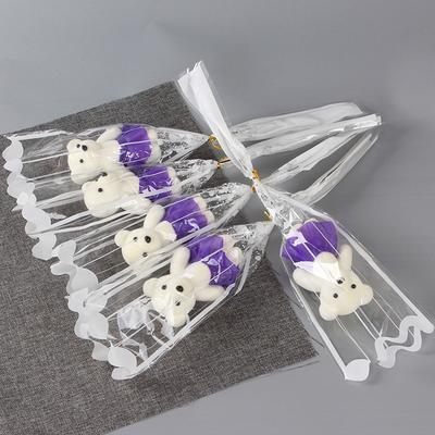 1Pcs Bear Soap Rose Bouquet Valentines Day Gift For Fridend Wedding Bouquet Home