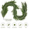100/150/200CM Artificial Plants Christmas Garland Wreath Xmas Home Party Wedding Decoration Pine Tree Rattan Hanging Ornament