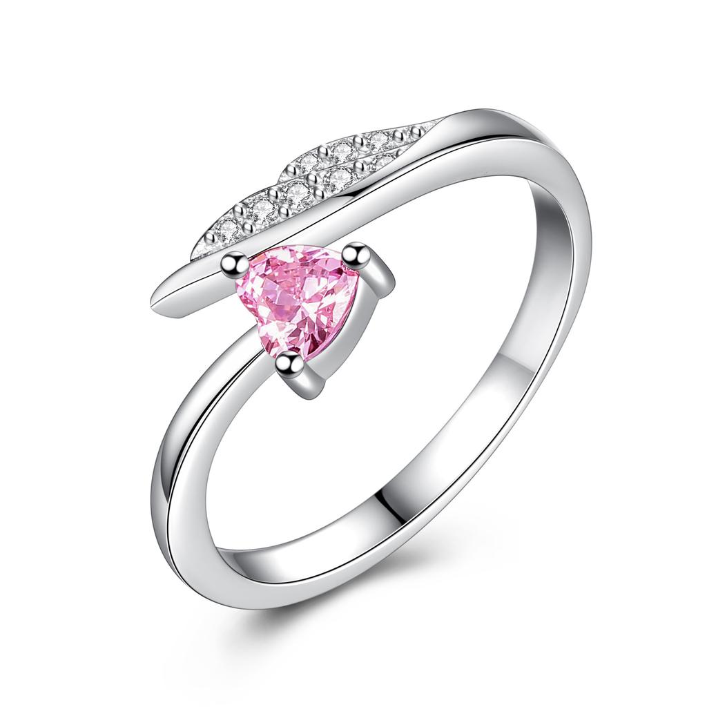 2pcs 925 Sterling Silver Couple Rings Zircom For Women Man Exquisite Student Girlfriend Silver Jewelry Accessories Wedding