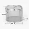 Infusore da Tè a Rete in Acciaio Inossidabile con Gancio a Catena Esteso Colino per Spezie e Condimenti Cestello per Separazione Spezie Utensili da Cucina