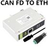 Industrial CAN FD ETH RJ45 bidirectional converter CAN2.0A/2.0B CAN FD TO ETH