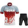 Cycling Clothing Man Laser Cut Bike Bib  Outdoor Cycling Suit Men's  Jersey Summer Mtb Clothes Blouse Mountain Outfit Suit Sportswear Set